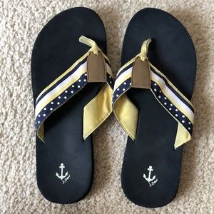 J Crew Flip flops